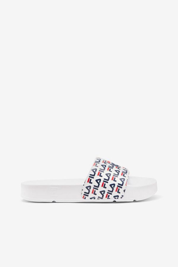 Fila Drifter Mood 2 Women's Sandals - White/Navy/Red,NZ 460-61598